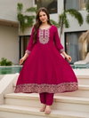 Kavita By Nsf Cp Vichitra With Embrodeiry Work Kurti With Bottom Dupatta Online Wholesale